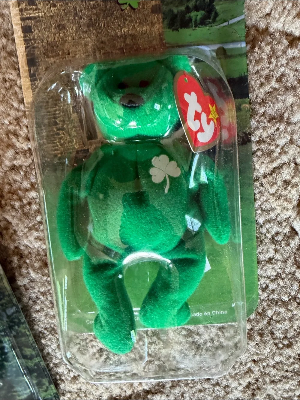 TY Teenie Beanie Babies International Bear Set - Maple, Erin, Britannia & Glory